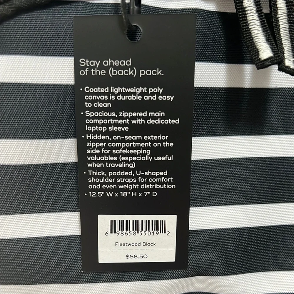 Brand new, with tag Scout Pack Leader Backpack in Fleetwood Black - Picture 4 of 9